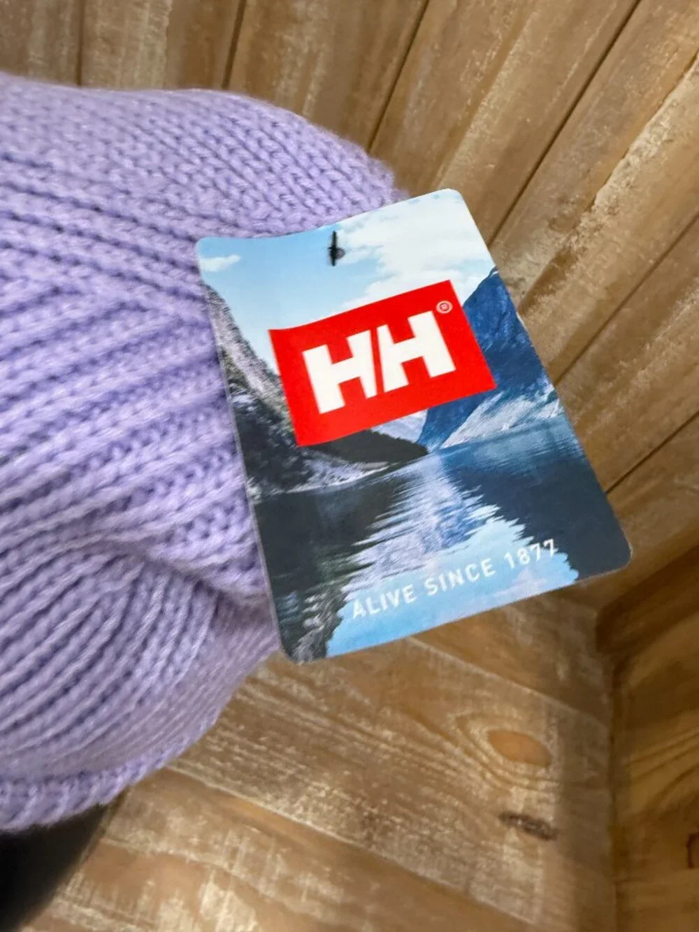 Helly Hansen HH Beanie Unisex Women's Light Purple Warm New